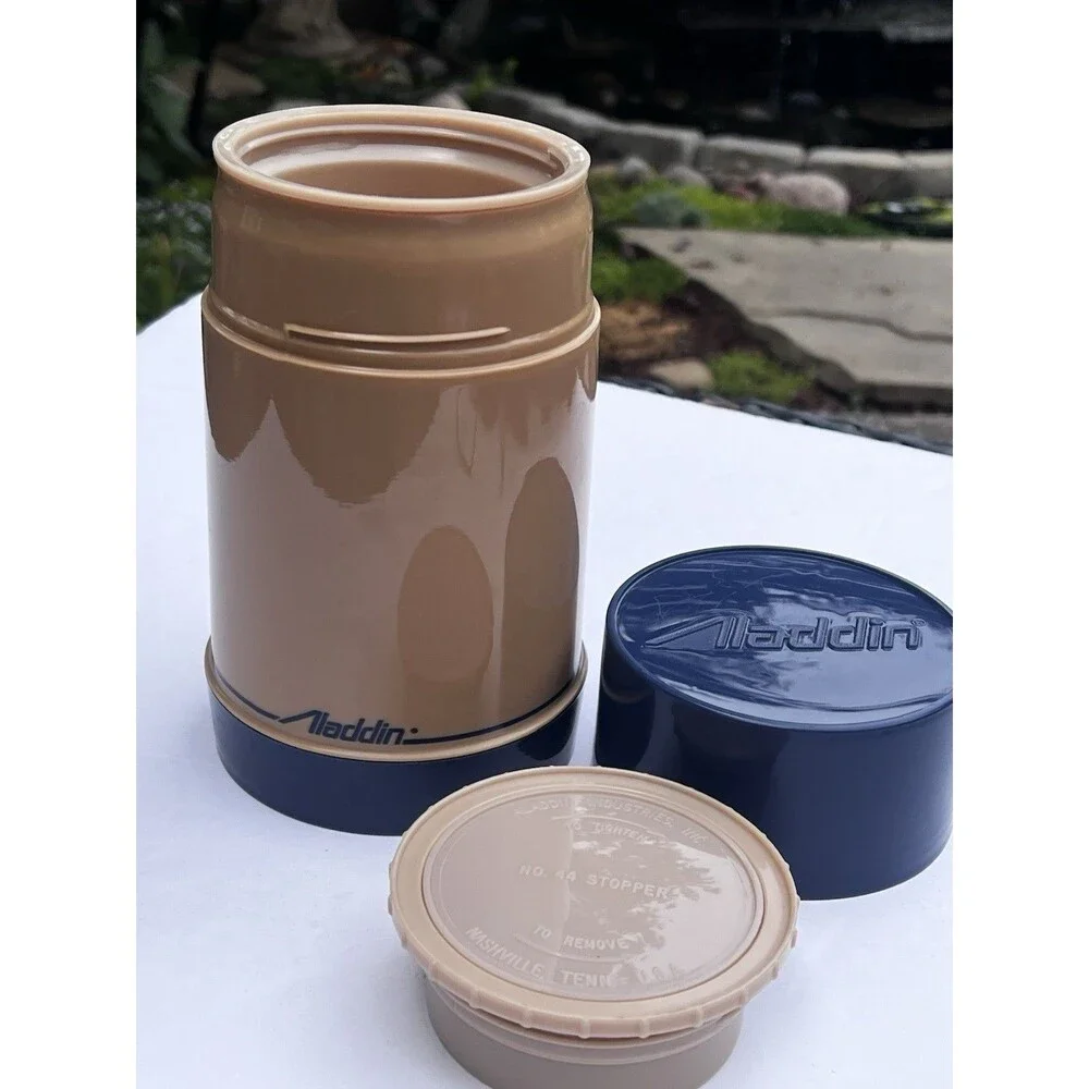 Vintage Late 1970s/Early 1980s Aladdin Wide Mouth Pint Thermos